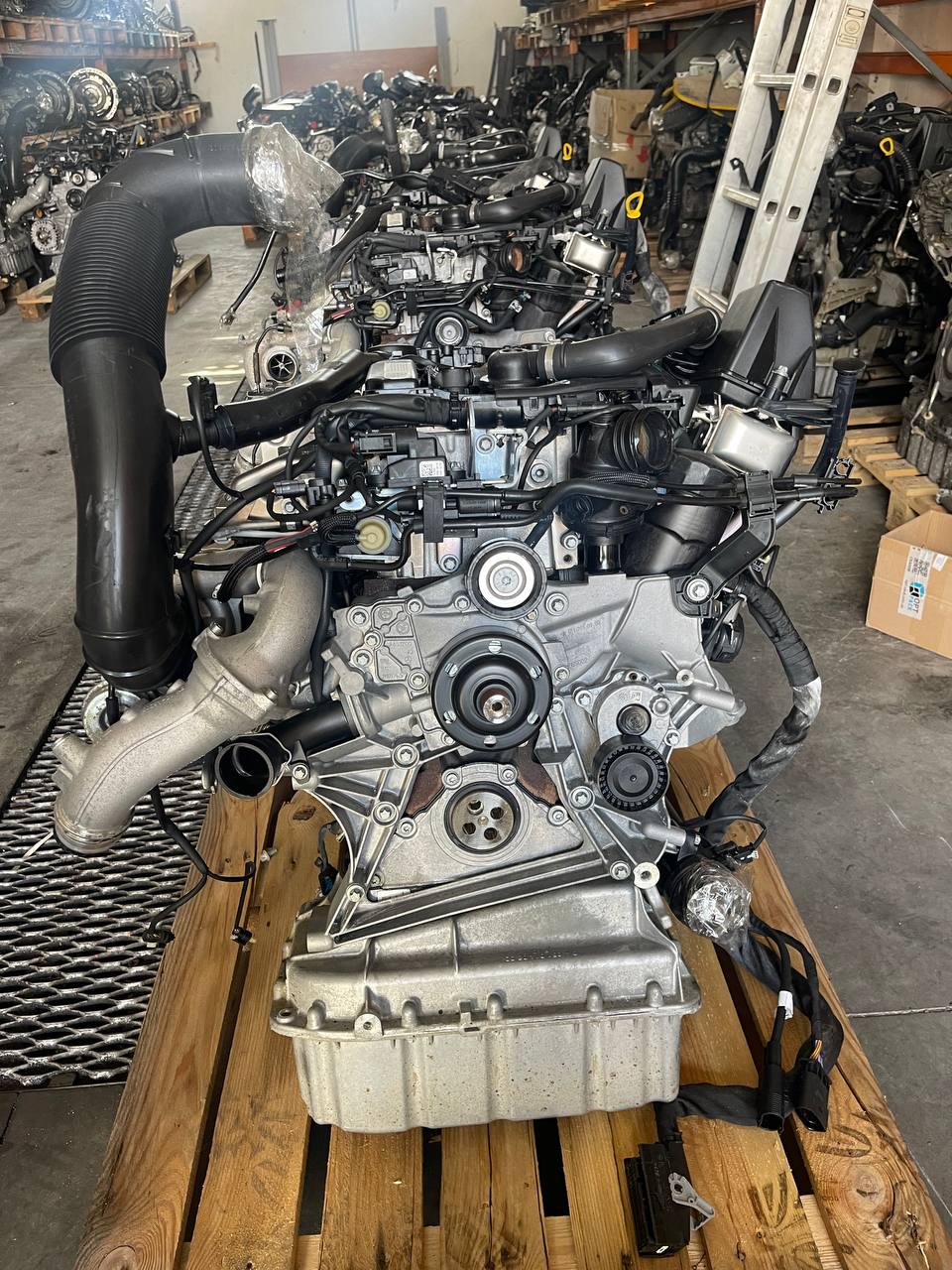 Mercedes Benz Sprinter W906 Motor Komplett mit Anbauteile