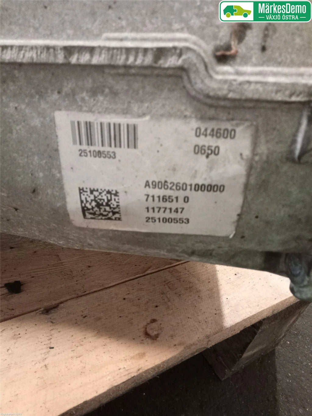 A9062601000: Schaltgetriebe für Mercedes-Benz SPRINTER 3,5-t Van (B906)