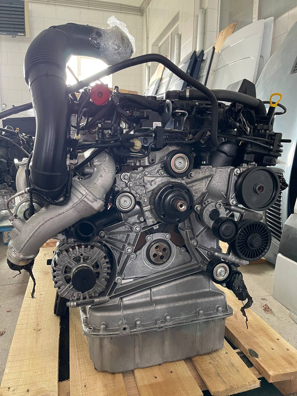 Mercedes Benz Sprinter W906 Motor Komplett mit Anbauteile