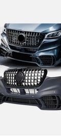 Stoßstange Kühlergrill für Mercedes Sprinter W907 W910 19-2024 GT Design Grille